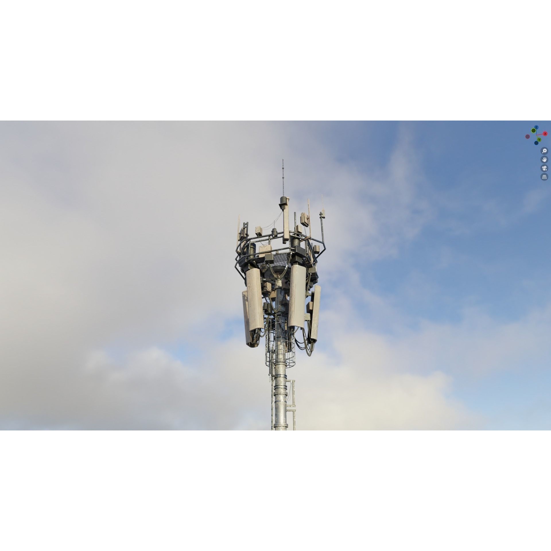 Antenna Tower - Low-Poly Game-Ready 3D Model - View 41