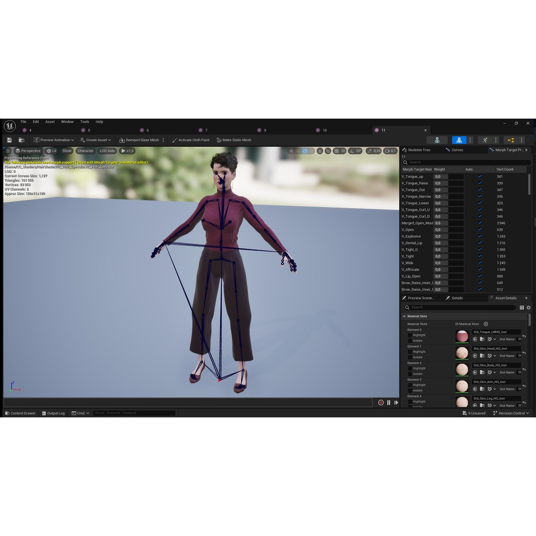 Elegant Low-Poly 3D Character Model – Rigged, PBR Textures, FBX - View 27