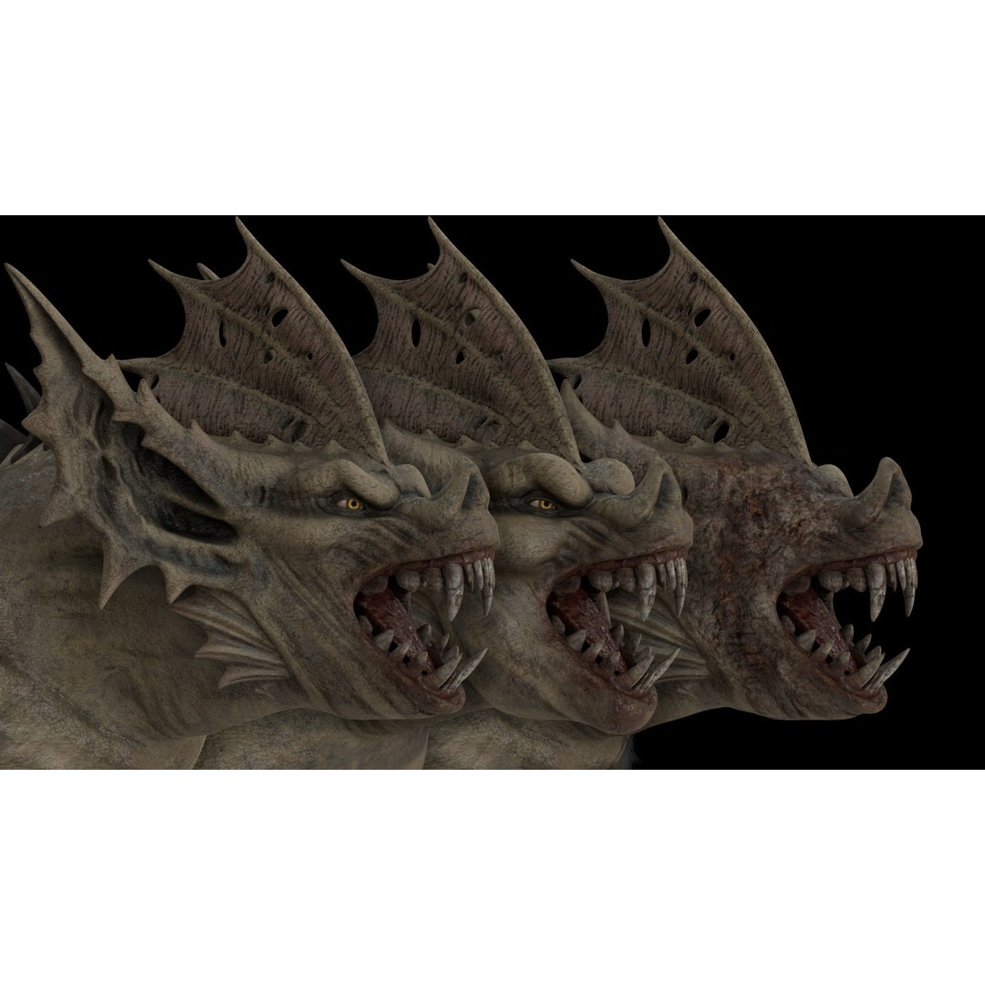 Moonshadow Beast 3D Model – Rigged Low-Poly Creature, FBX/Blender - View 17