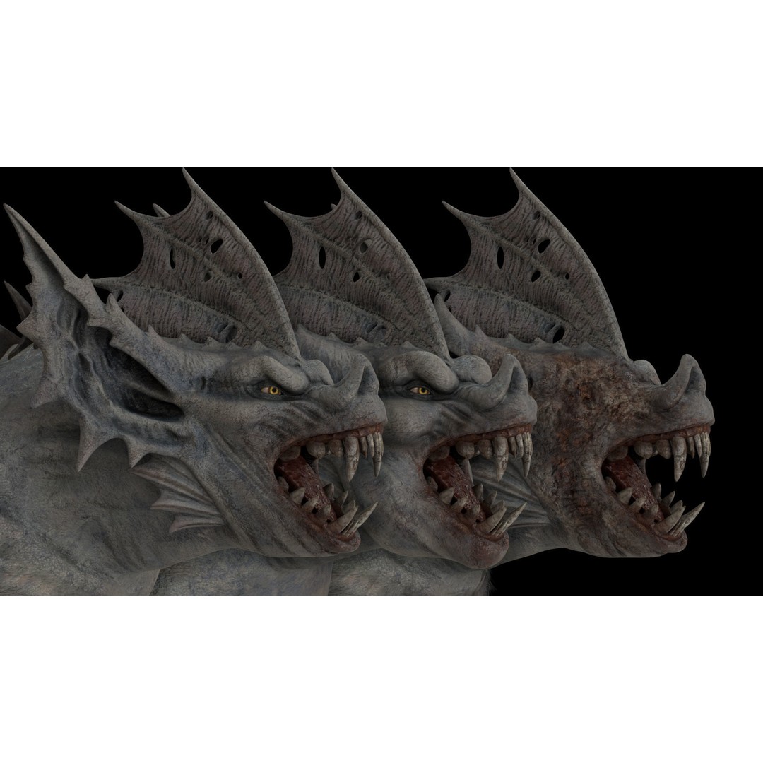 Moonshadow Beast 3D Model – Rigged Low-Poly Creature, FBX/Blender - View 18