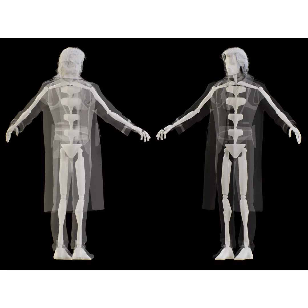 Joker 3D Model – Low Poly Rigged Character with PBR Textures