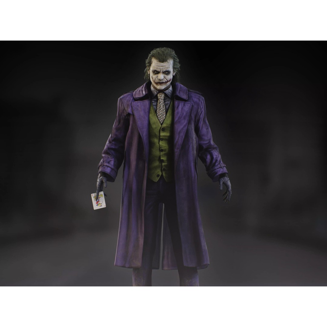 Joker 3D Model – Low Poly Rigged Character with PBR Textures - View 3