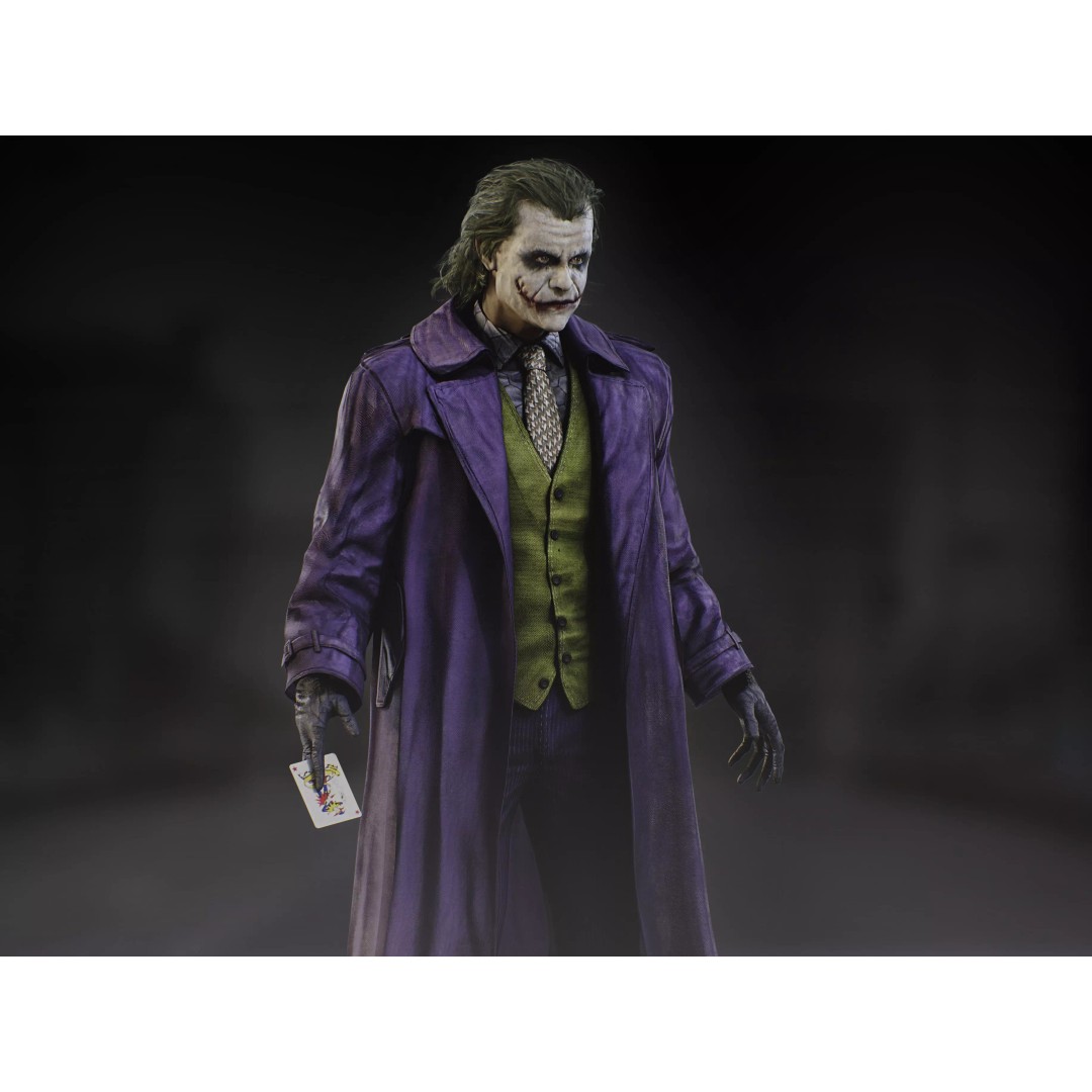 Joker 3D Model – Low Poly Rigged Character with PBR Textures - View 6