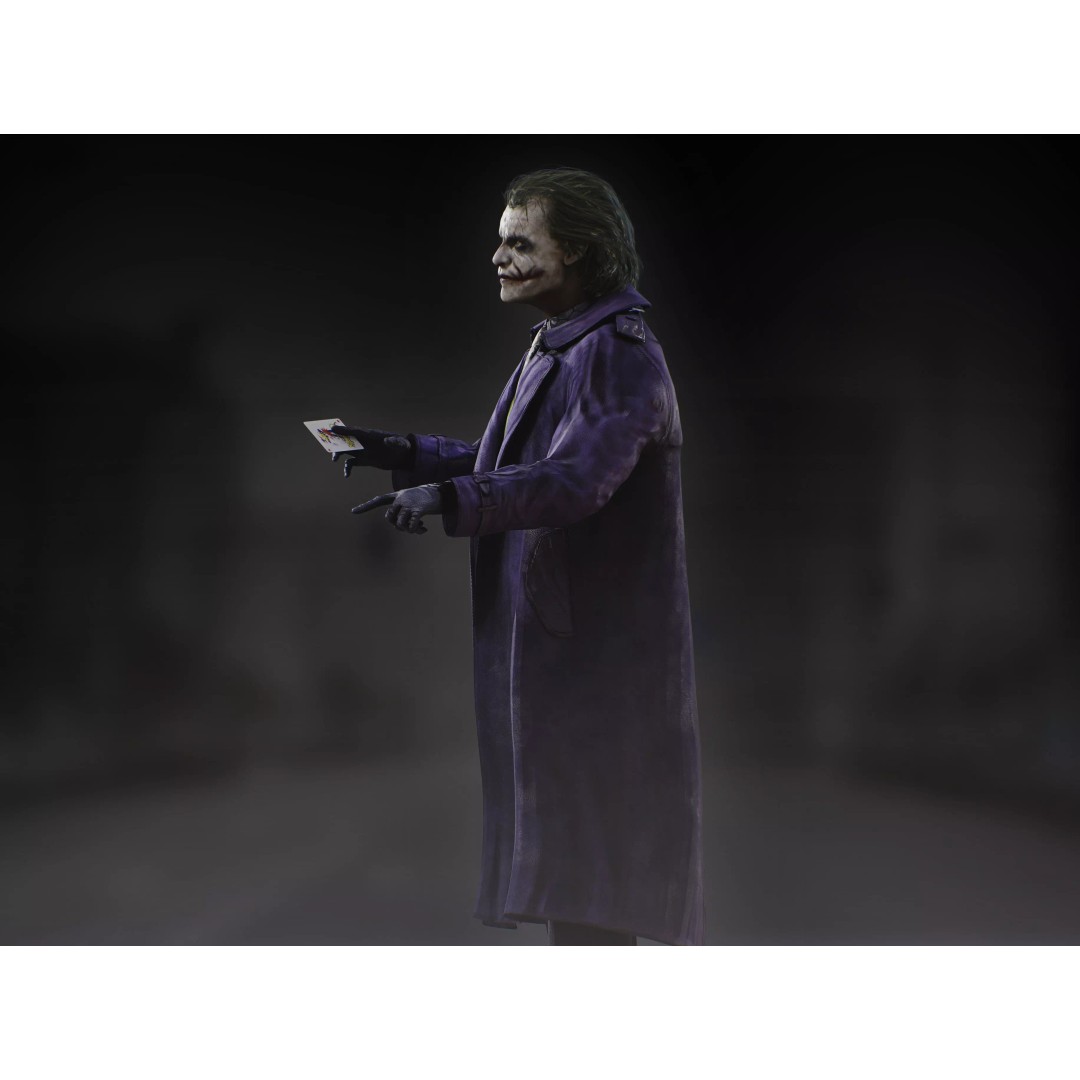 Joker 3D Model – Low Poly Rigged Character with PBR Textures - View 7