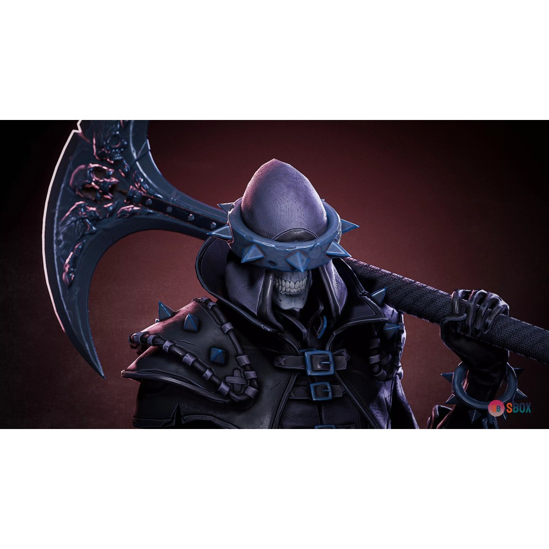 Skeleton Inquisitor 3D Model – Low Poly Rigged Character, FBX - View 13