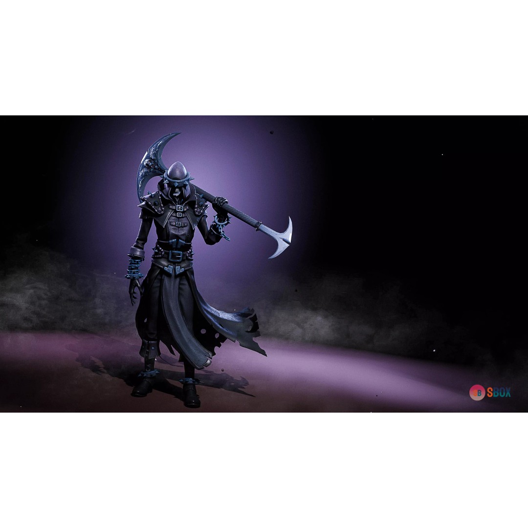 Skeleton Inquisitor 3D Model – Low Poly Rigged Character, FBX - View 14
