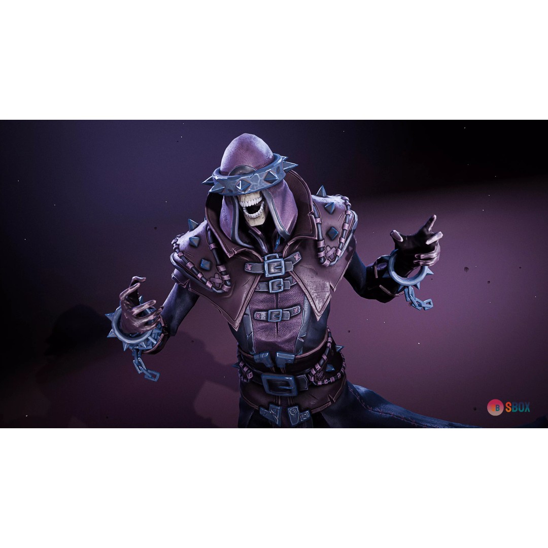 Skeleton Inquisitor 3D Model – Low Poly Rigged Character, FBX - View 3