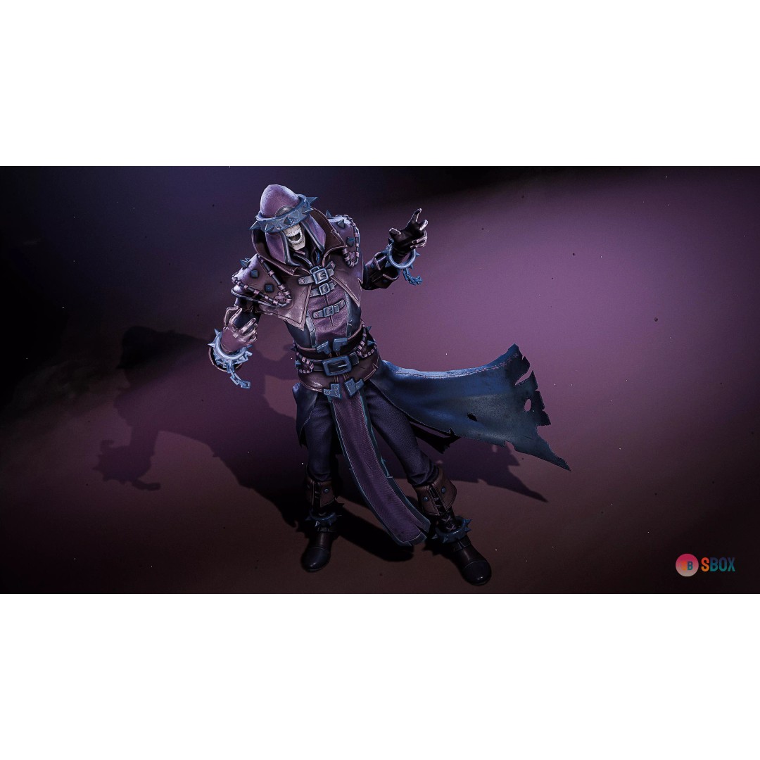 Skeleton Inquisitor 3D Model – Low Poly Rigged Character, FBX - View 4