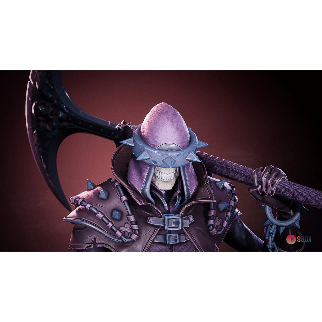 Skeleton Inquisitor 3D Model – Low Poly Rigged Character, FBX - View 5