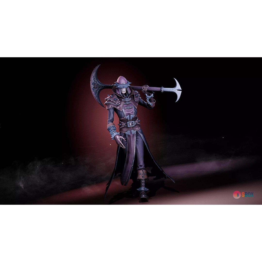 Skeleton Inquisitor 3D Model – Low Poly Rigged Character, FBX - View 7