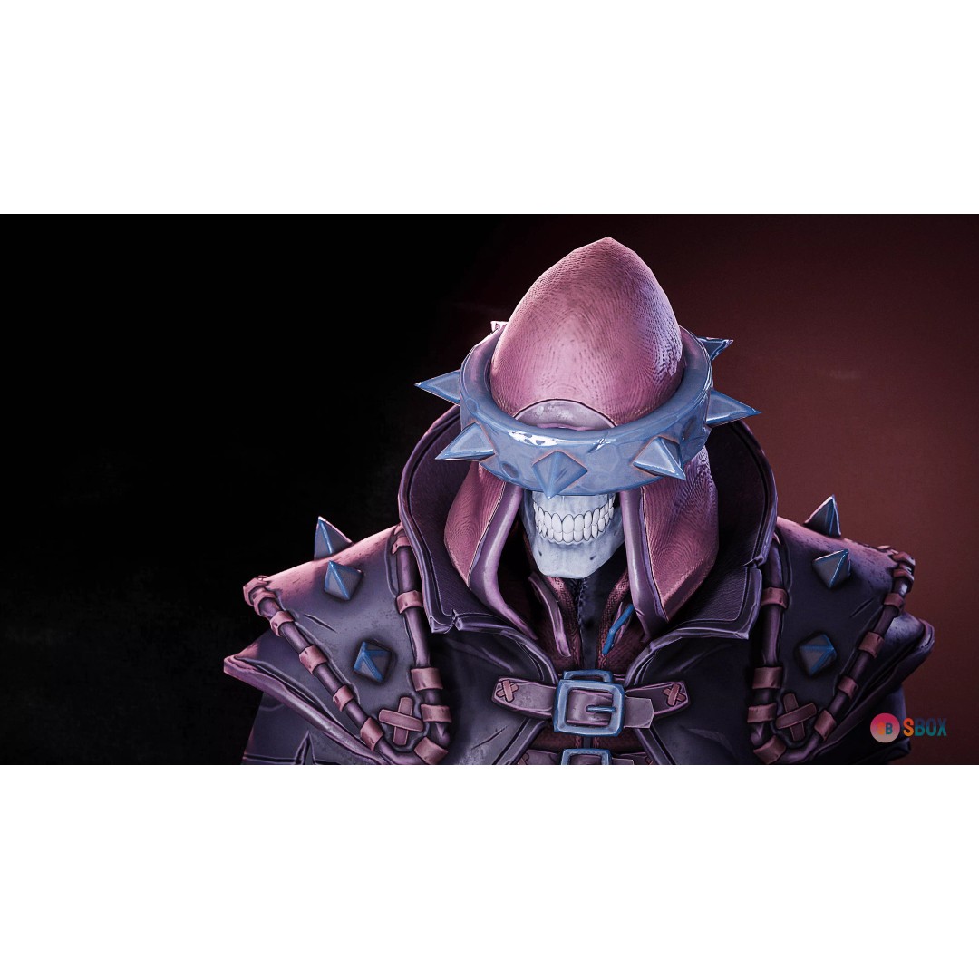 Skeleton Inquisitor 3D Model – Low Poly Rigged Character, FBX - View 8
