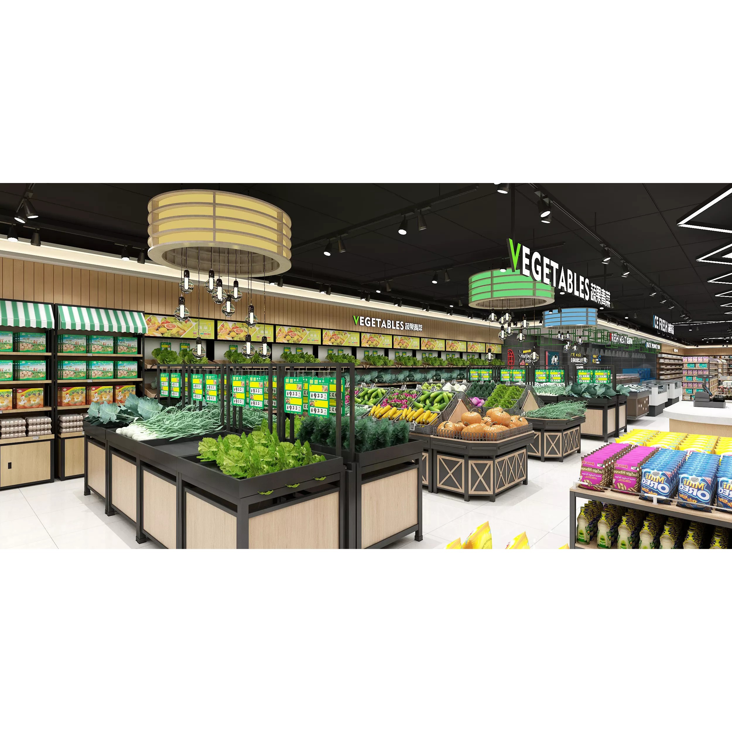 Supermarket Interior - Game-Ready 3D Model - View 4