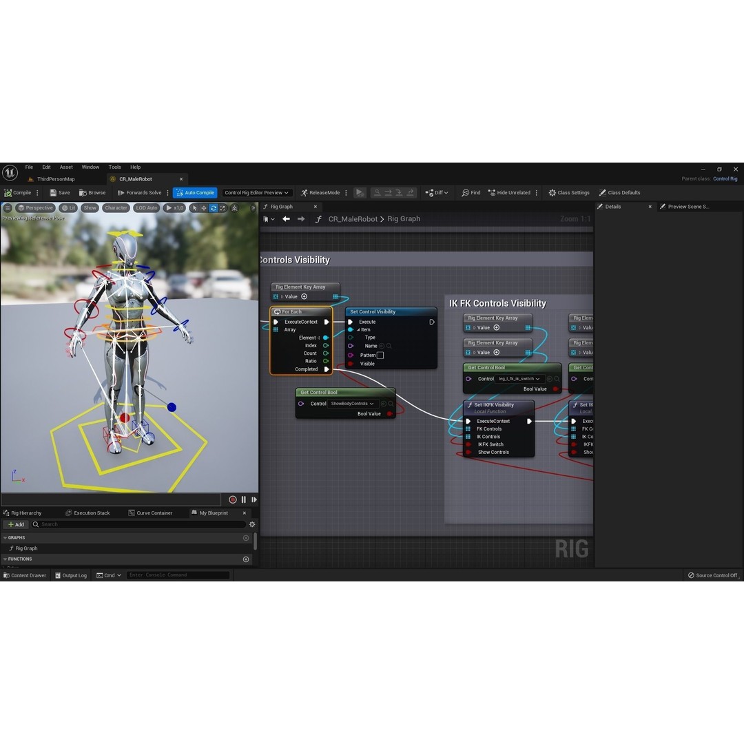 Sci-Fi Female 3D Model – Low Poly Rigged Character for Unreal Engine - View 15