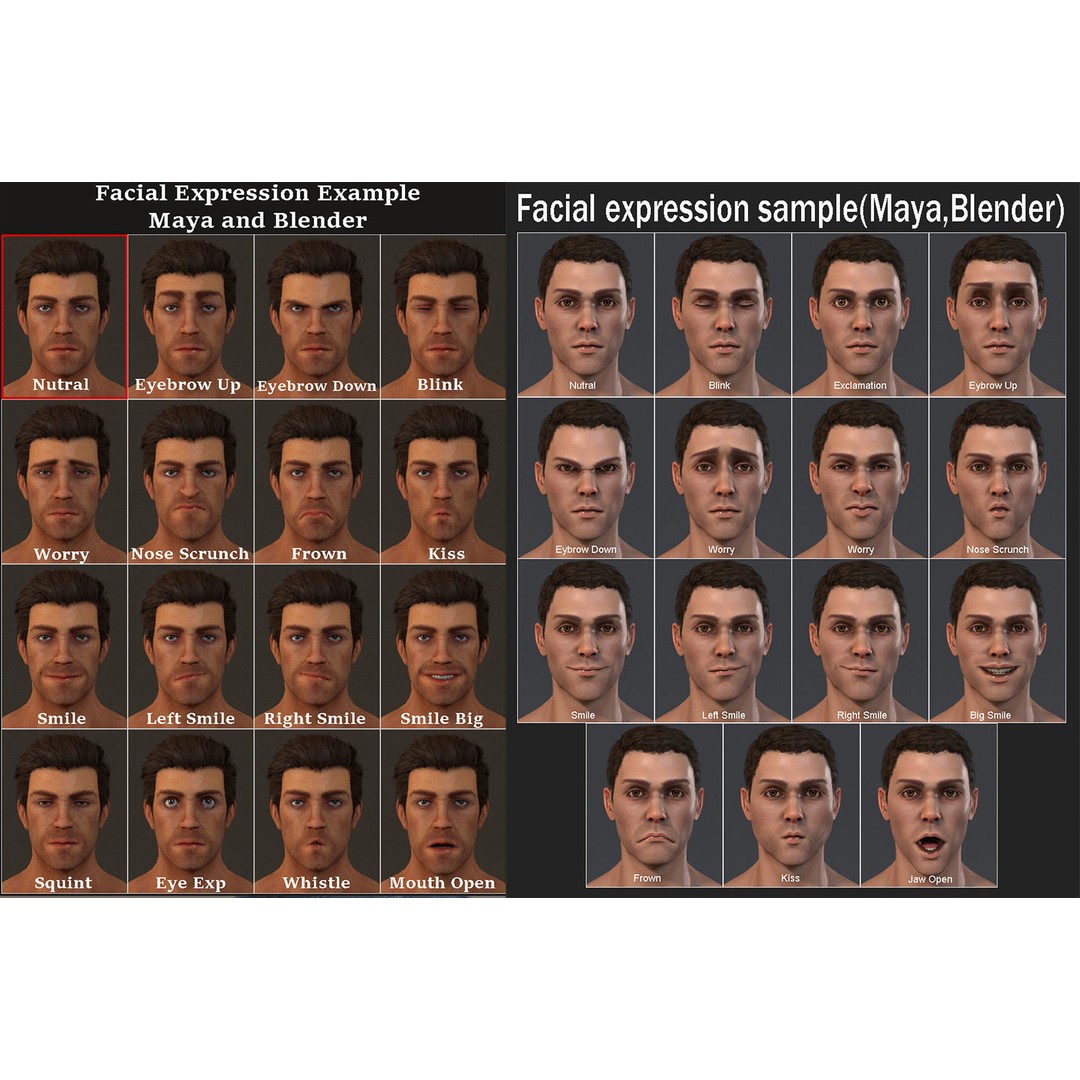 Male Female Base Mega Pack 3D Model – Low Poly Rigged Characters, FBX - View 10