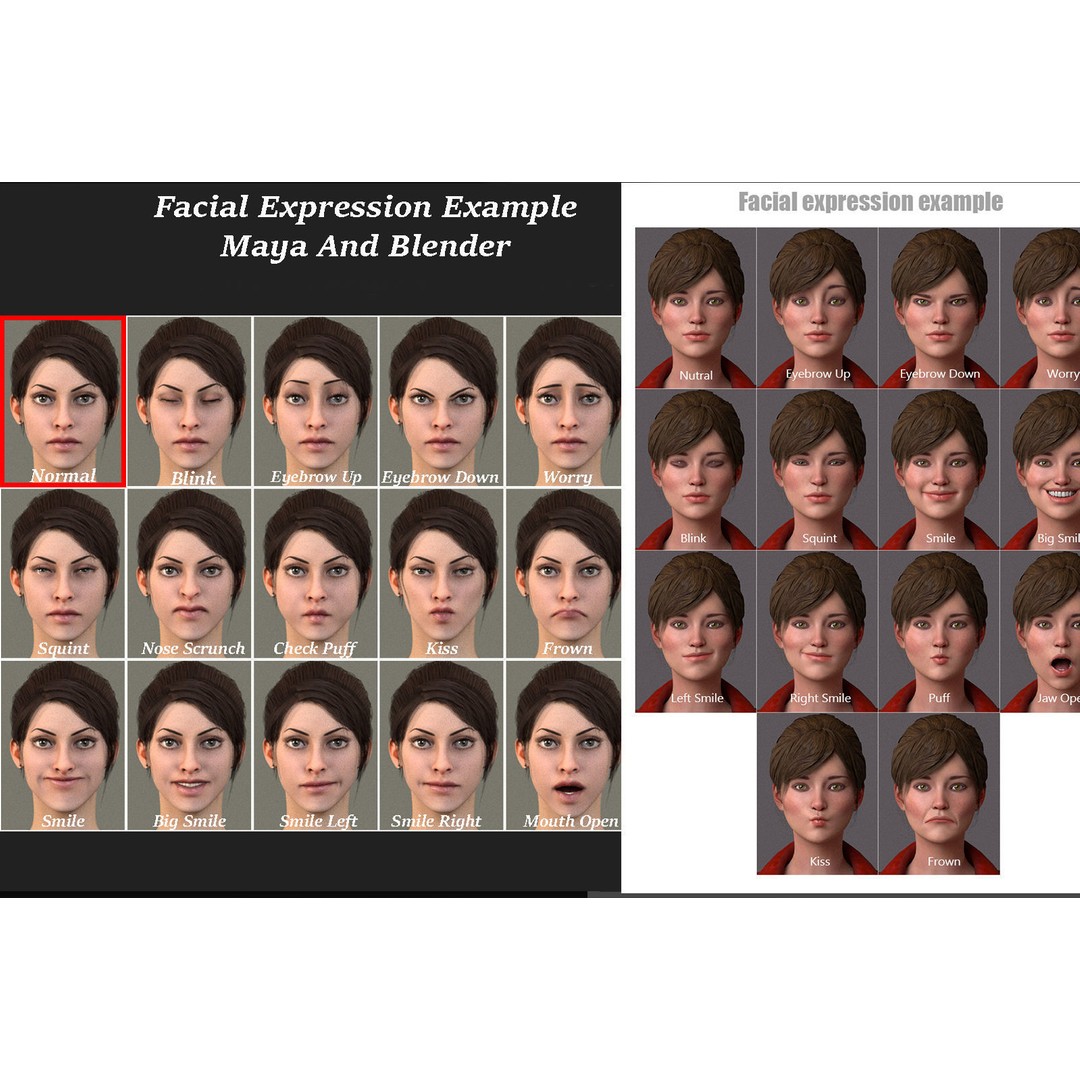 Male Female Base Mega Pack 3D Model – Low Poly Rigged Characters, FBX - View 12