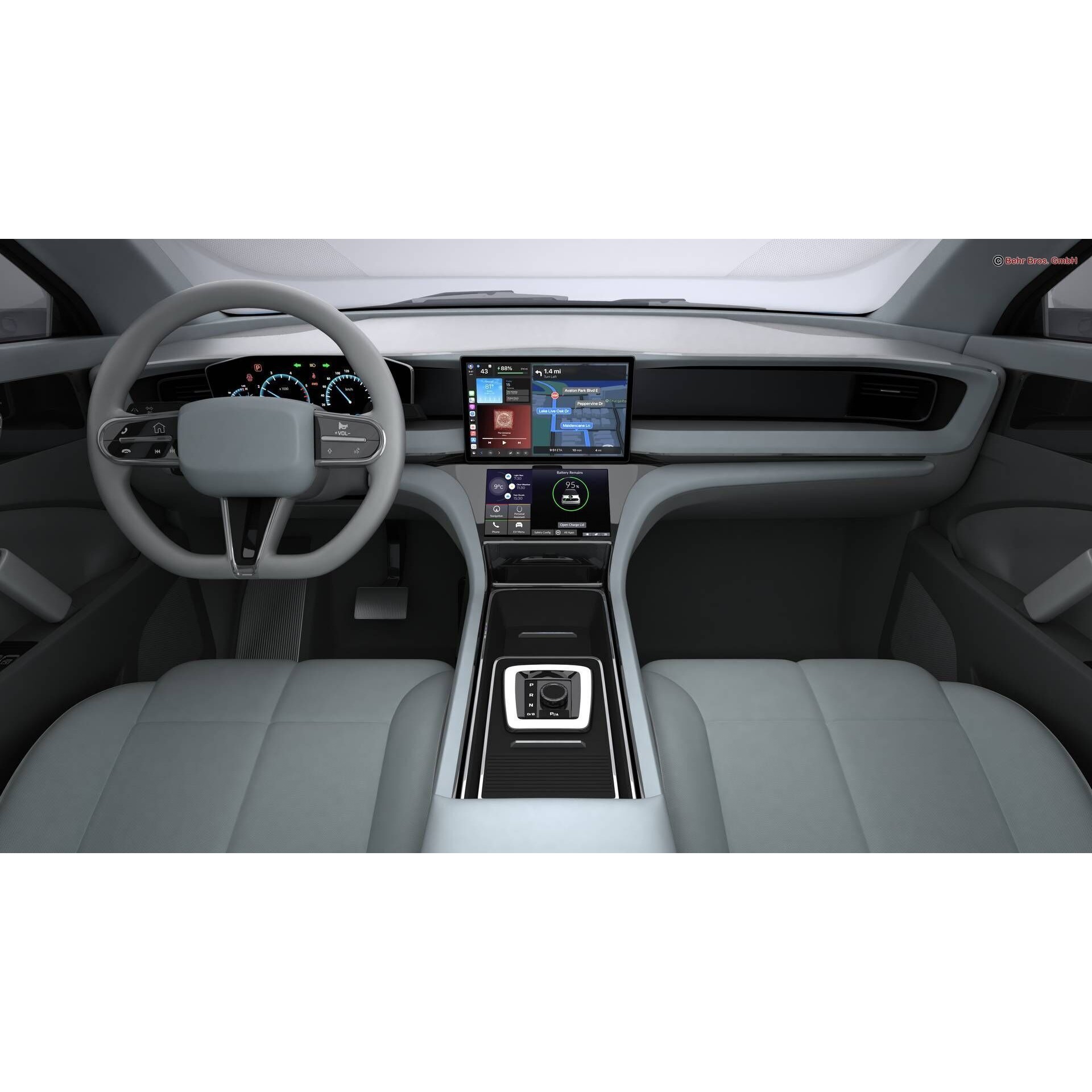 Generic Modern SUV - High-Poly Game-Ready 3D Model - View 13