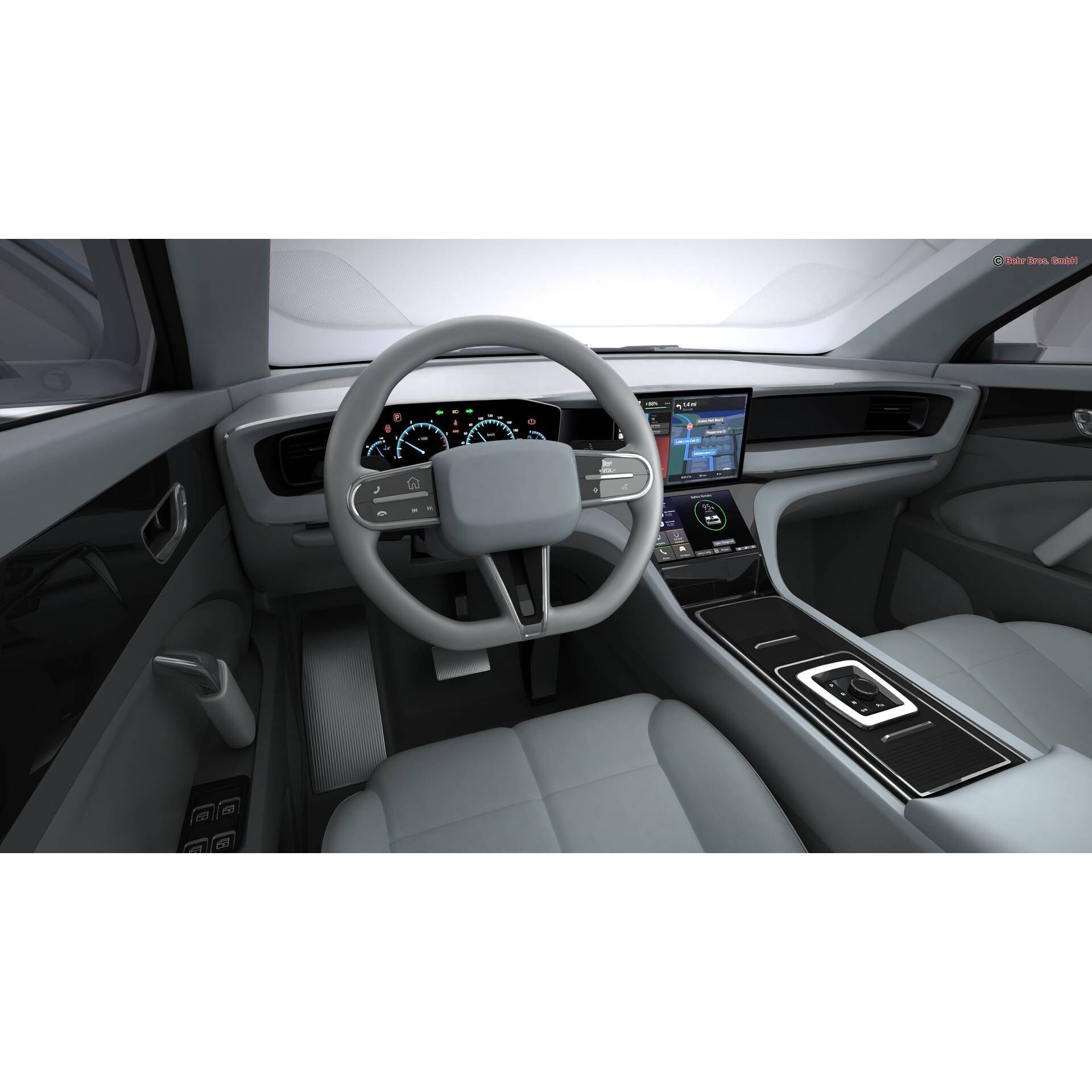 Generic Modern SUV - High-Poly Game-Ready 3D Model - View 14