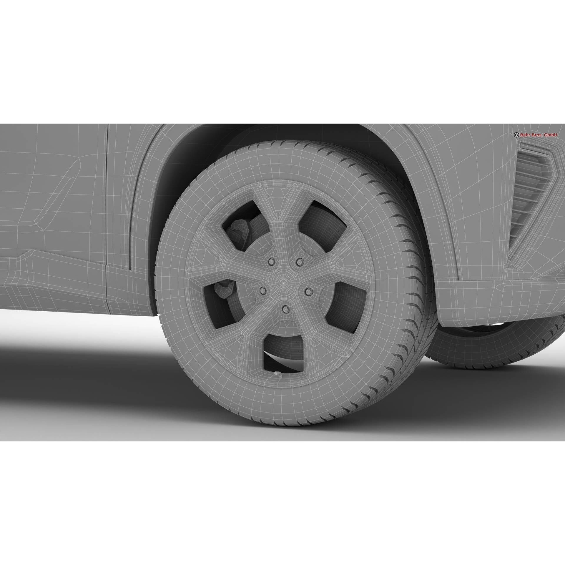 Generic Modern SUV - High-Poly Game-Ready 3D Model - View 25