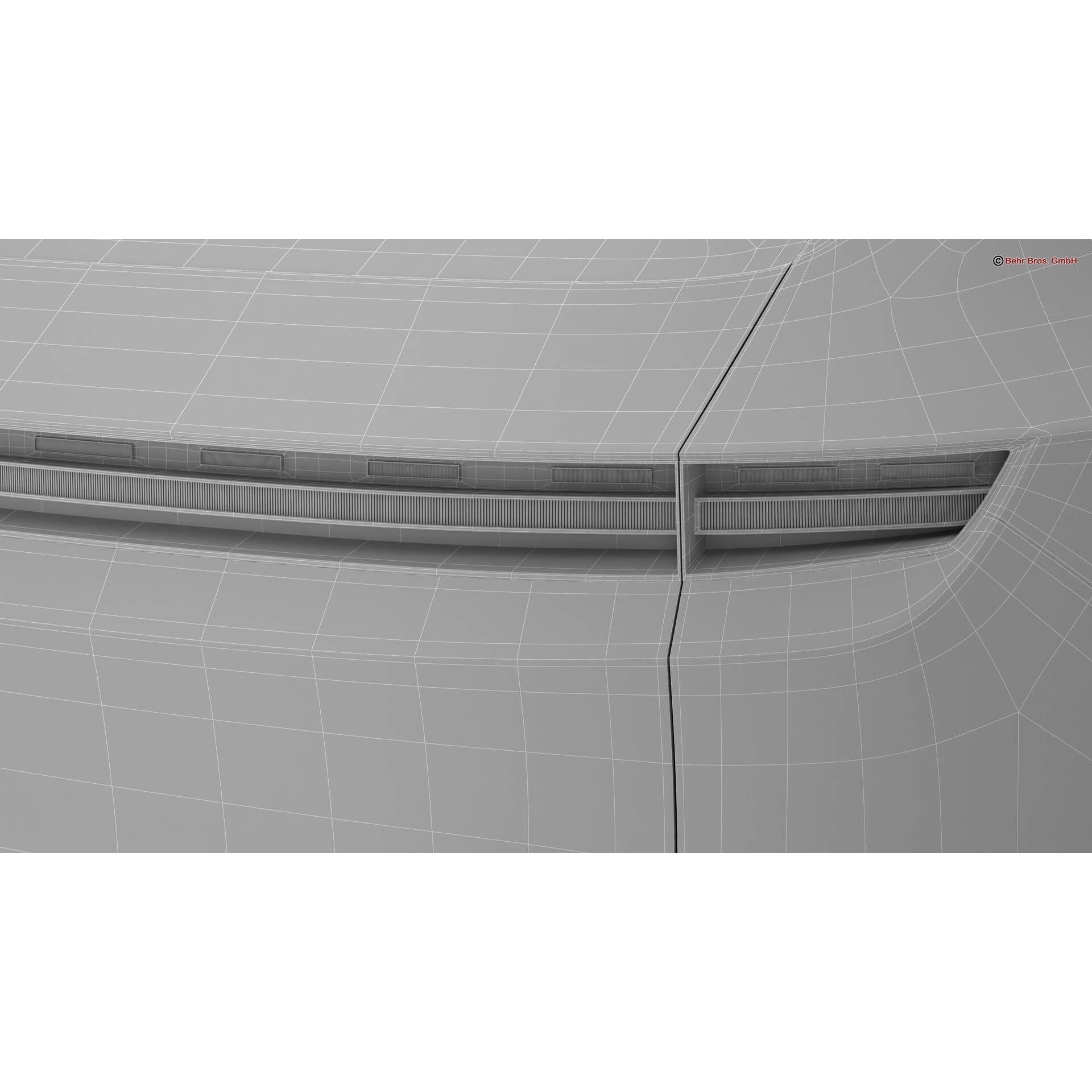 Generic Modern SUV - High-Poly Game-Ready 3D Model - View 27