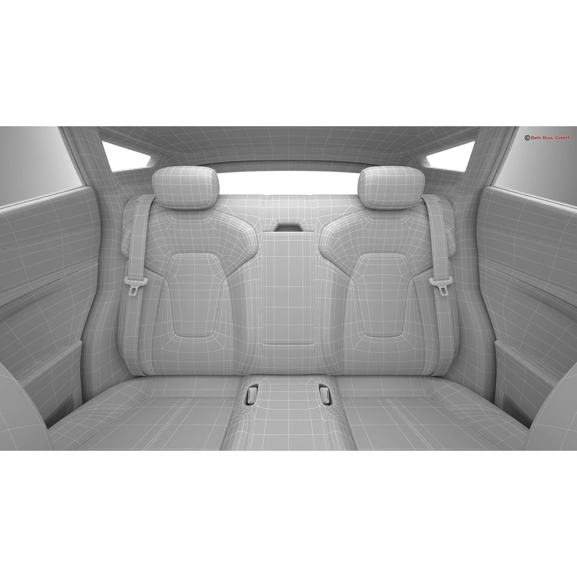 Generic Modern SUV - High-Poly Game-Ready 3D Model - View 30