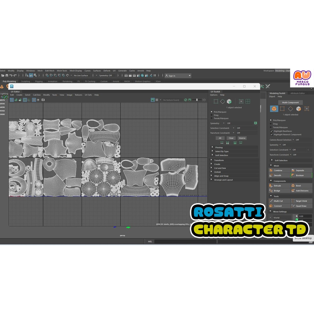 Rosatti 3D Model – Disney-Style Character, Rigged for Animation - View 13