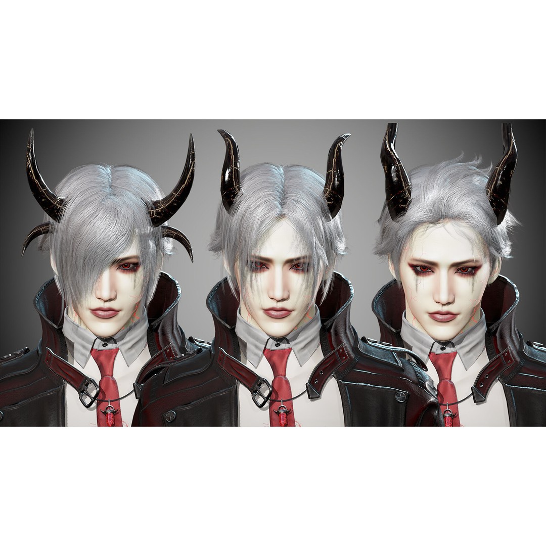 Half Blood Characters 3D Model – Low Poly Rigged Fantasy Asset, FBX - View 18