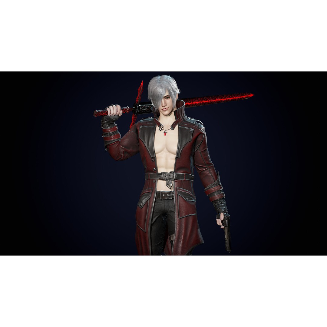 Half Blood Characters 3D Model – Low Poly Rigged Fantasy Asset, FBX - View 23
