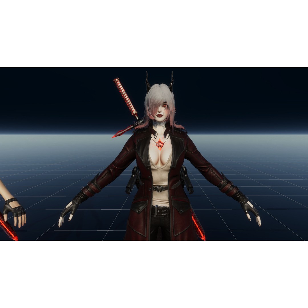 Half Blood Characters 3D Model – Low Poly Rigged Fantasy Asset, FBX - View 69