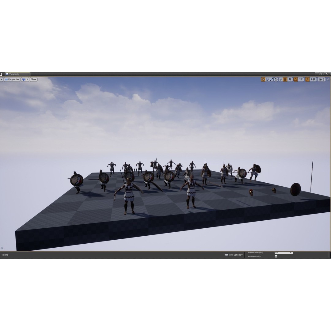 SPARTAN2 3D Model – Low Poly Rigged Character for Unity & Unreal Engine