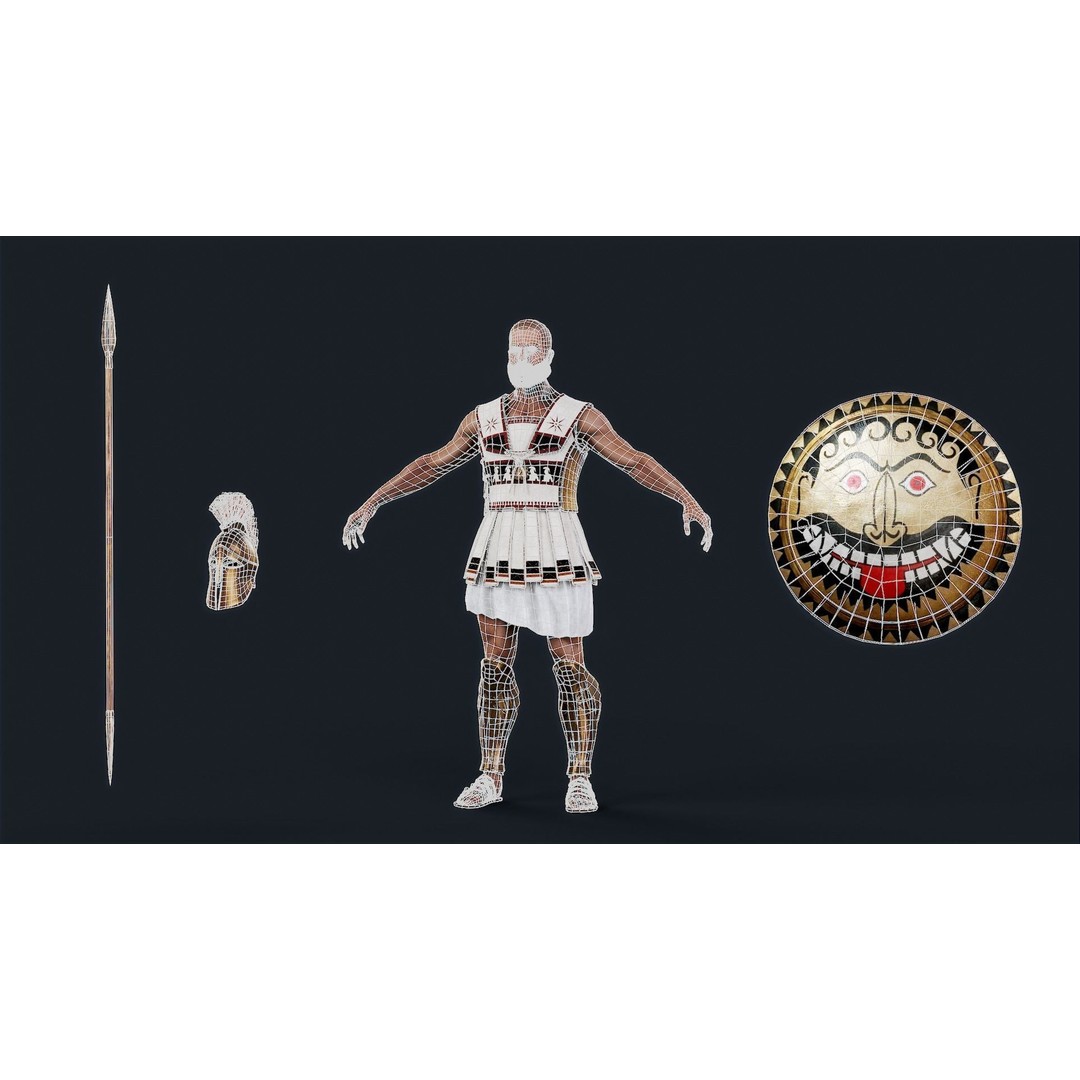 SPARTAN2 3D Model – Low Poly Rigged Character for Unity & Unreal Engine - View 16