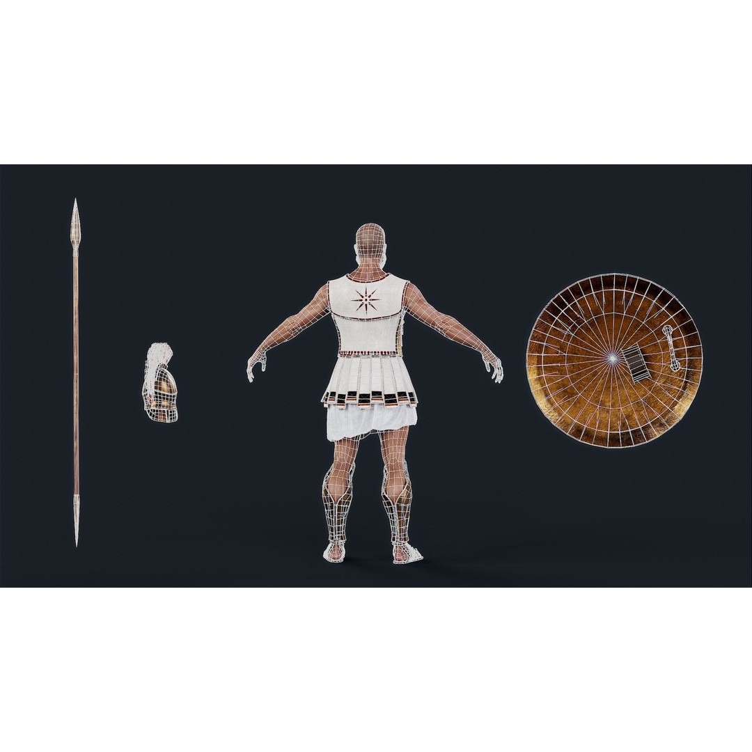 SPARTAN2 3D Model – Low Poly Rigged Character for Unity & Unreal Engine - View 18