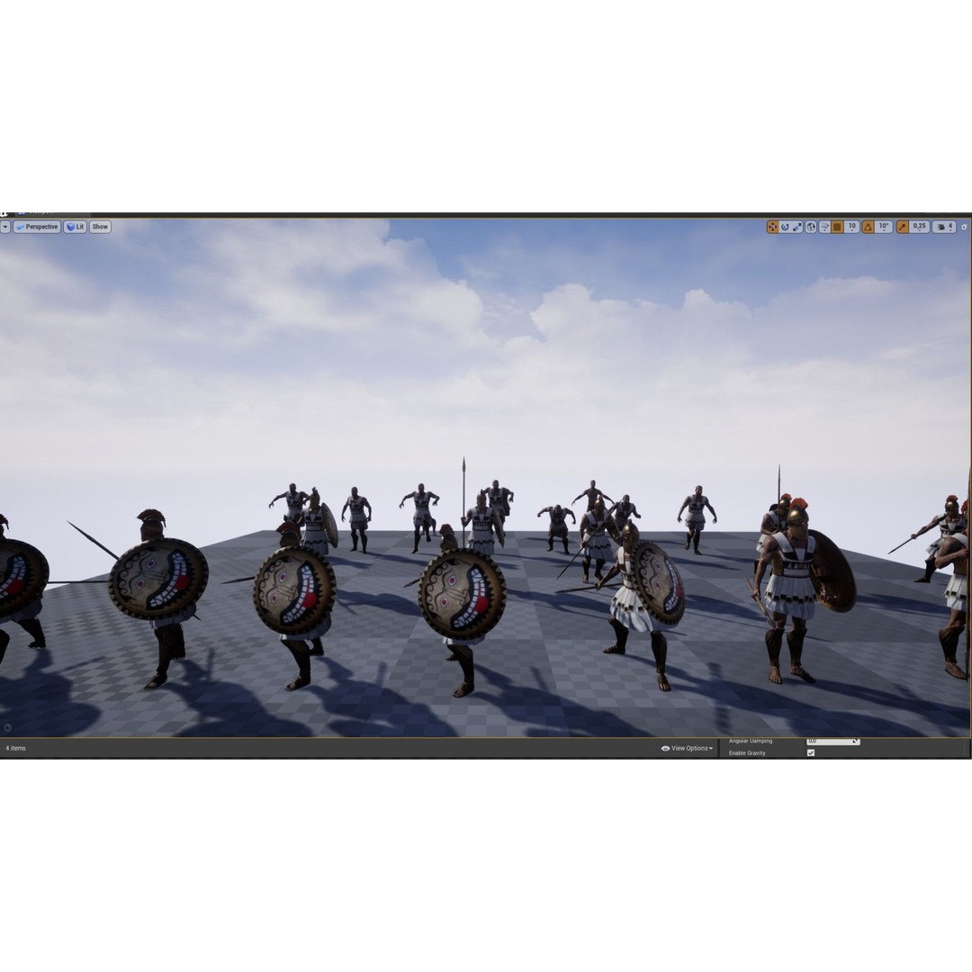 SPARTAN2 3D Model – Low Poly Rigged Character for Unity & Unreal Engine - View 22