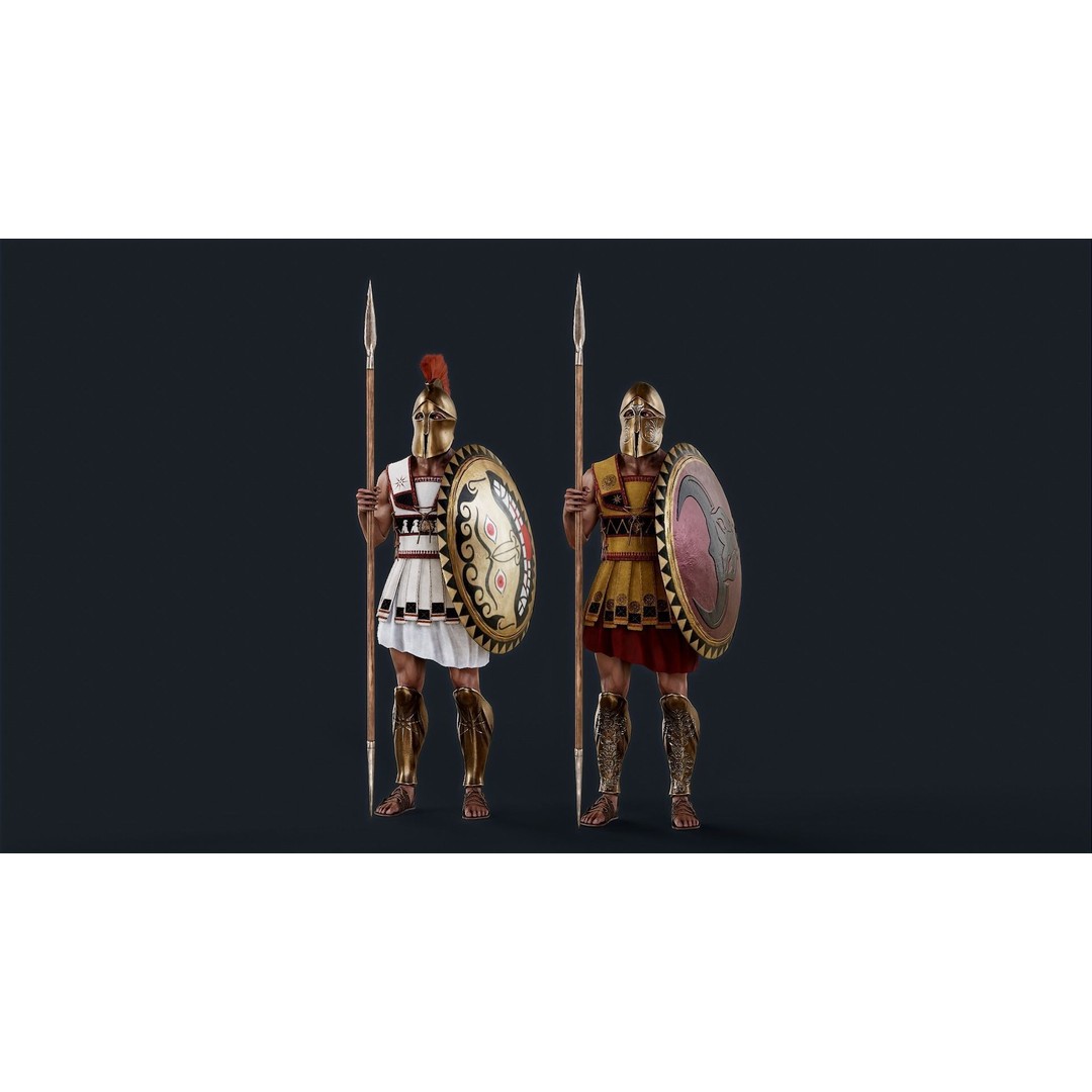 SPARTAN2 3D Model – Low Poly Rigged Character for Unity & Unreal Engine - View 3