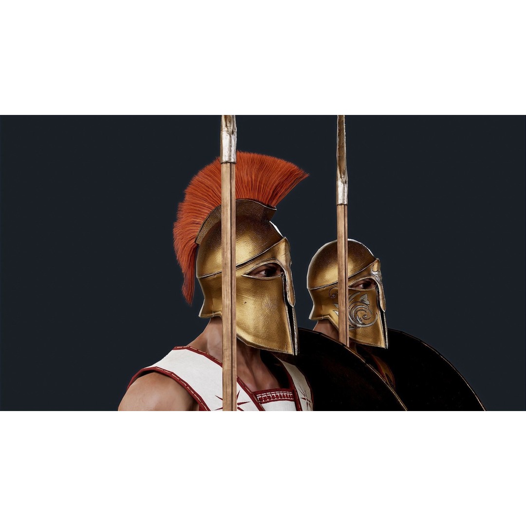 SPARTAN2 3D Model – Low Poly Rigged Character for Unity & Unreal Engine - View 4