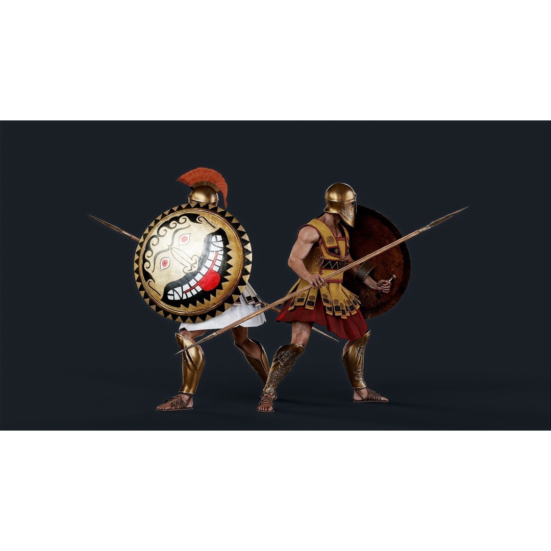 SPARTAN2 3D Model – Low Poly Rigged Character for Unity & Unreal Engine - View 6