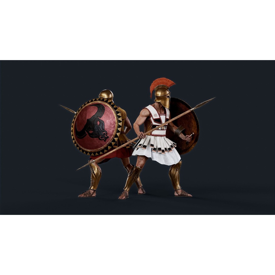 SPARTAN2 3D Model – Low Poly Rigged Character for Unity & Unreal Engine - View 7