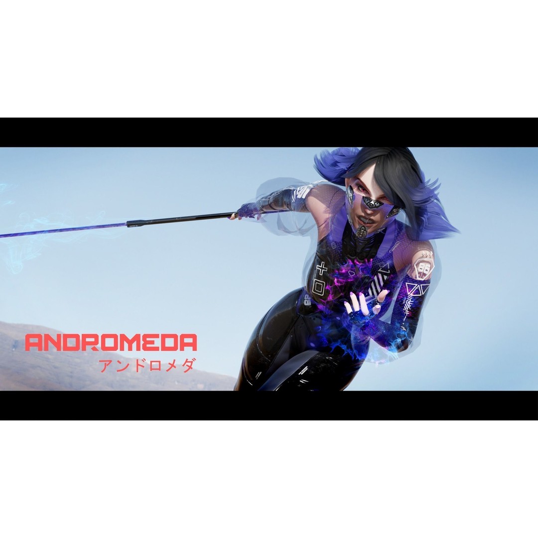 Andromeda 3D Model – Low-Poly Sci-Fi Character with Rigging and PBR Textures - View 30