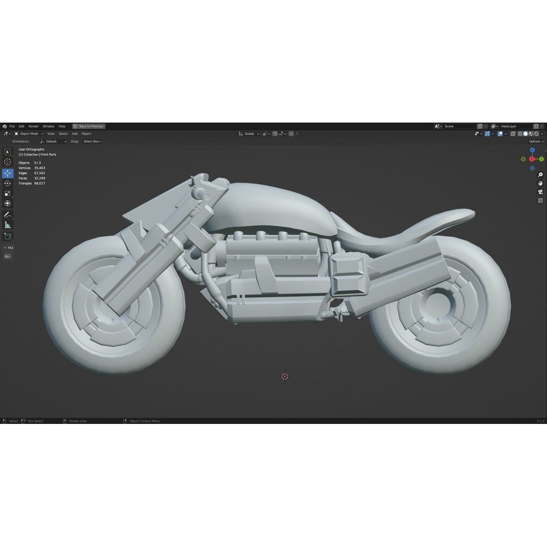 Andromeda 3D Model – Low-Poly Sci-Fi Character with Rigging and PBR Textures - View 47