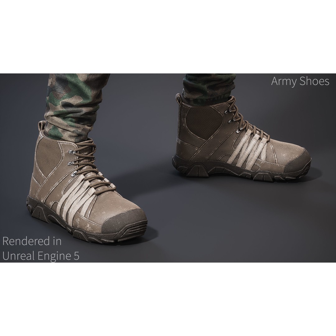 Survival Character 3D Model – Low Poly Rigged Game Asset, FBX - View 11