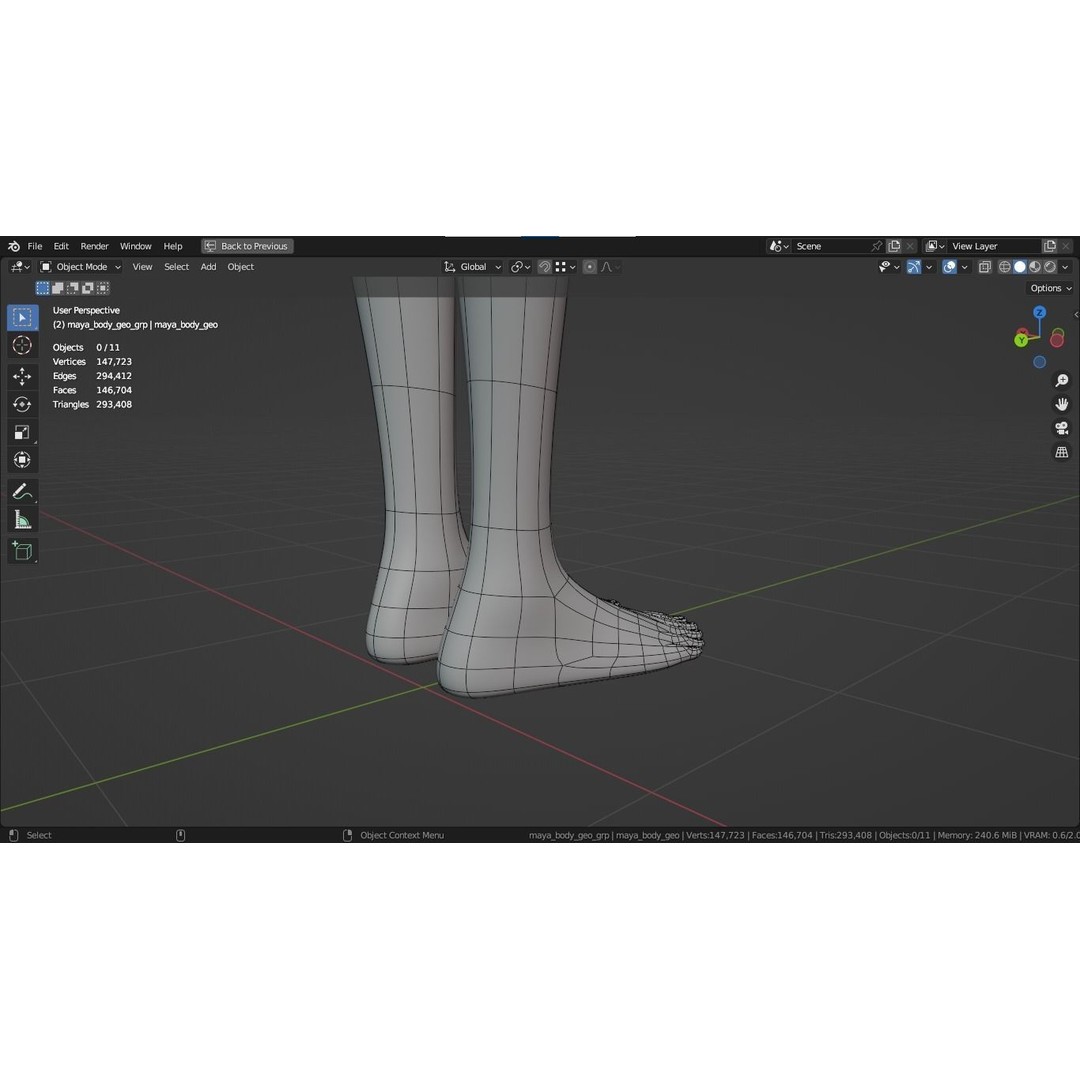 Cartoon Girl 3D Model – Stylized Teen Character, Rigged, FBX, Blender - View 38