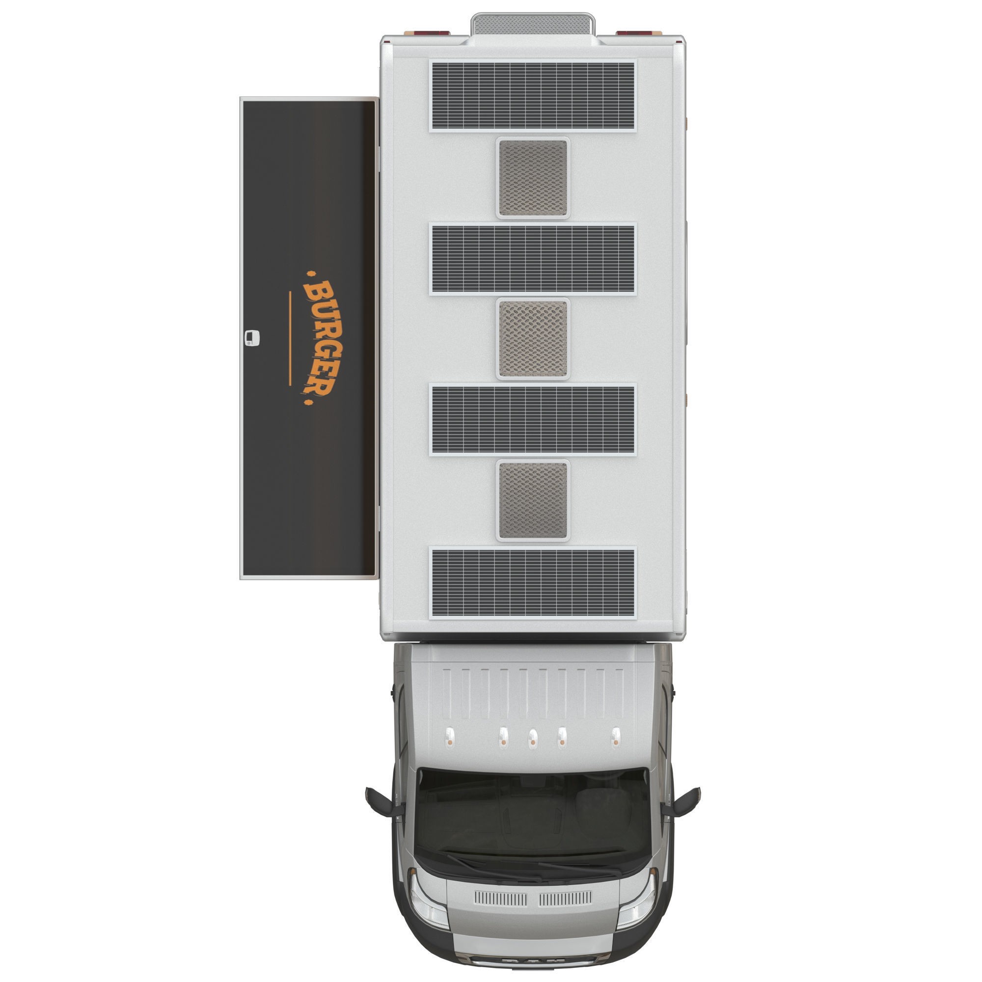 RAM PROMASTER Food Truck - Game-Ready 3D Model - View 14