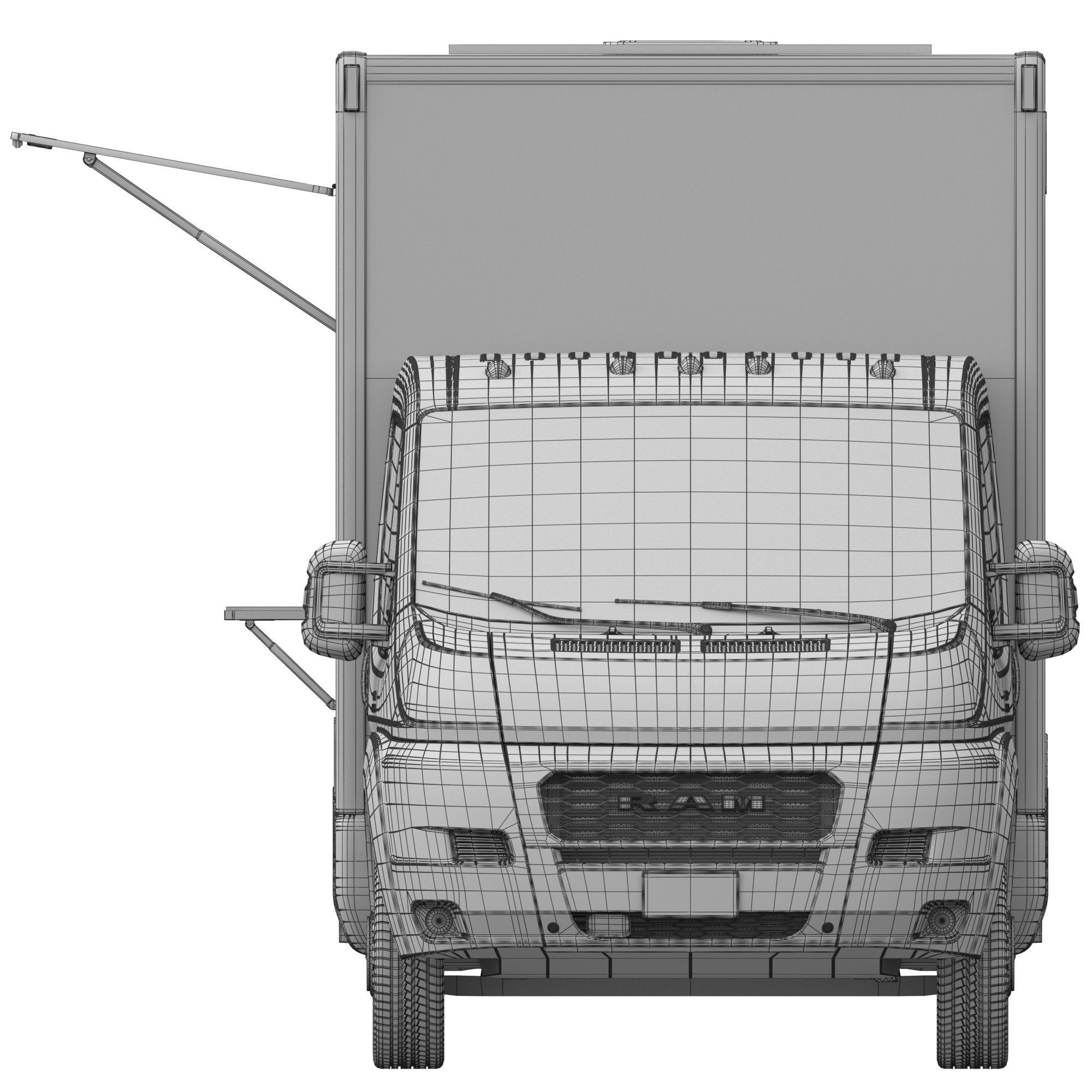 RAM PROMASTER Food Truck - Game-Ready 3D Model - View 19