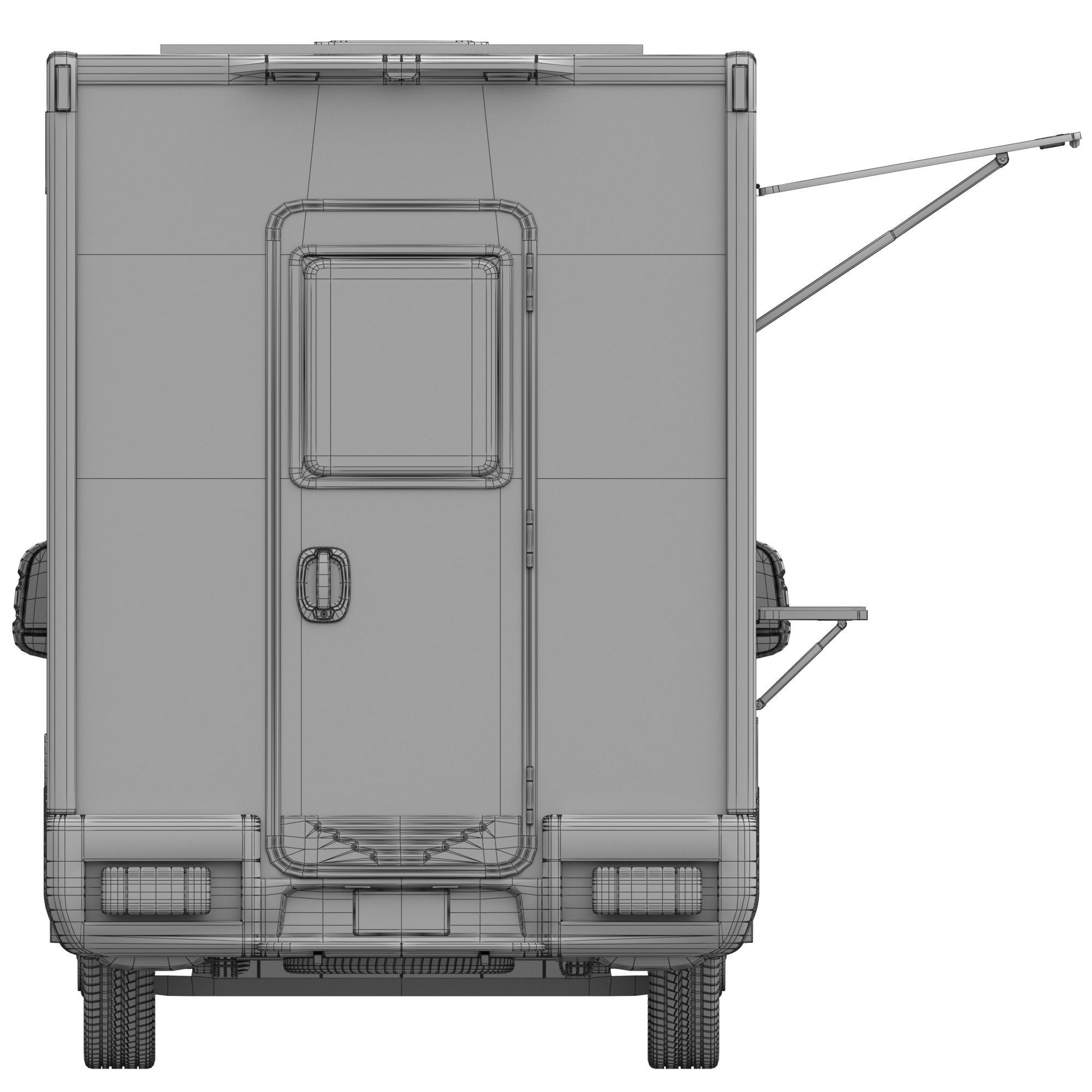 RAM PROMASTER Food Truck - Game-Ready 3D Model - View 20