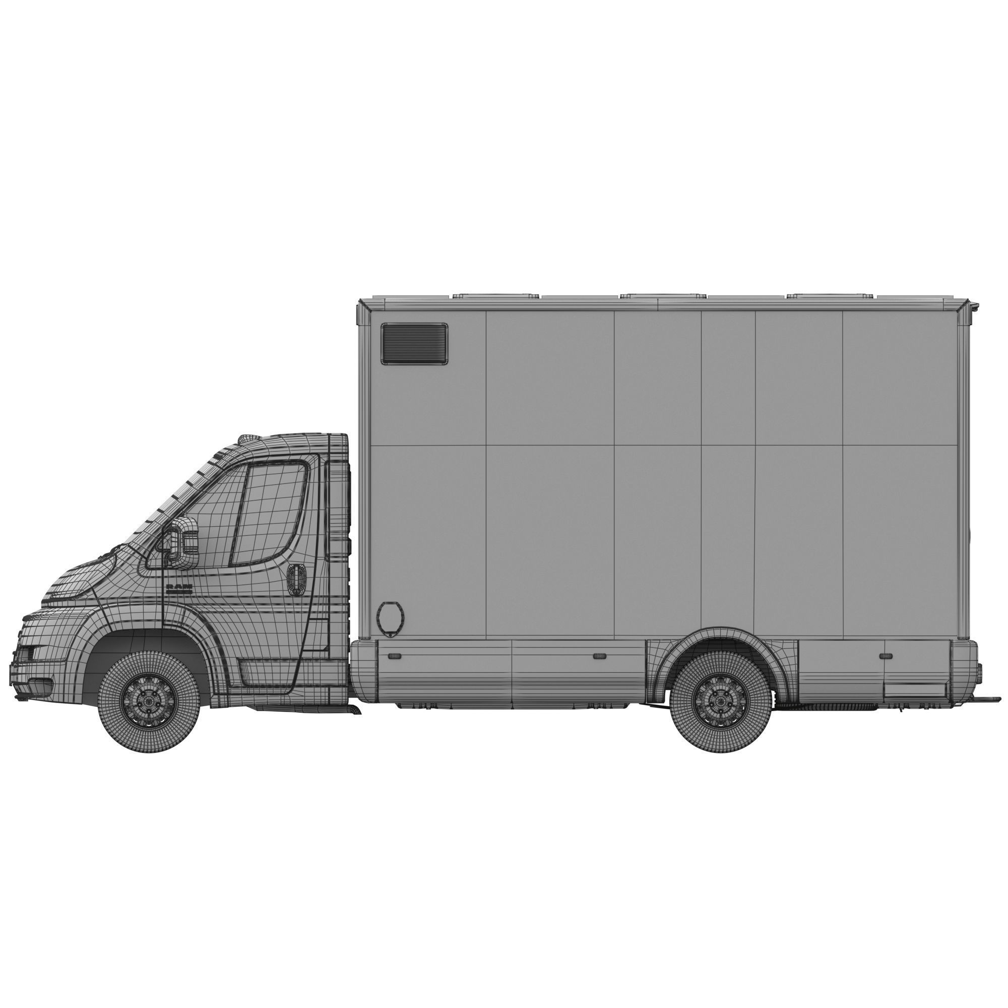 RAM PROMASTER Food Truck - Game-Ready 3D Model - View 22
