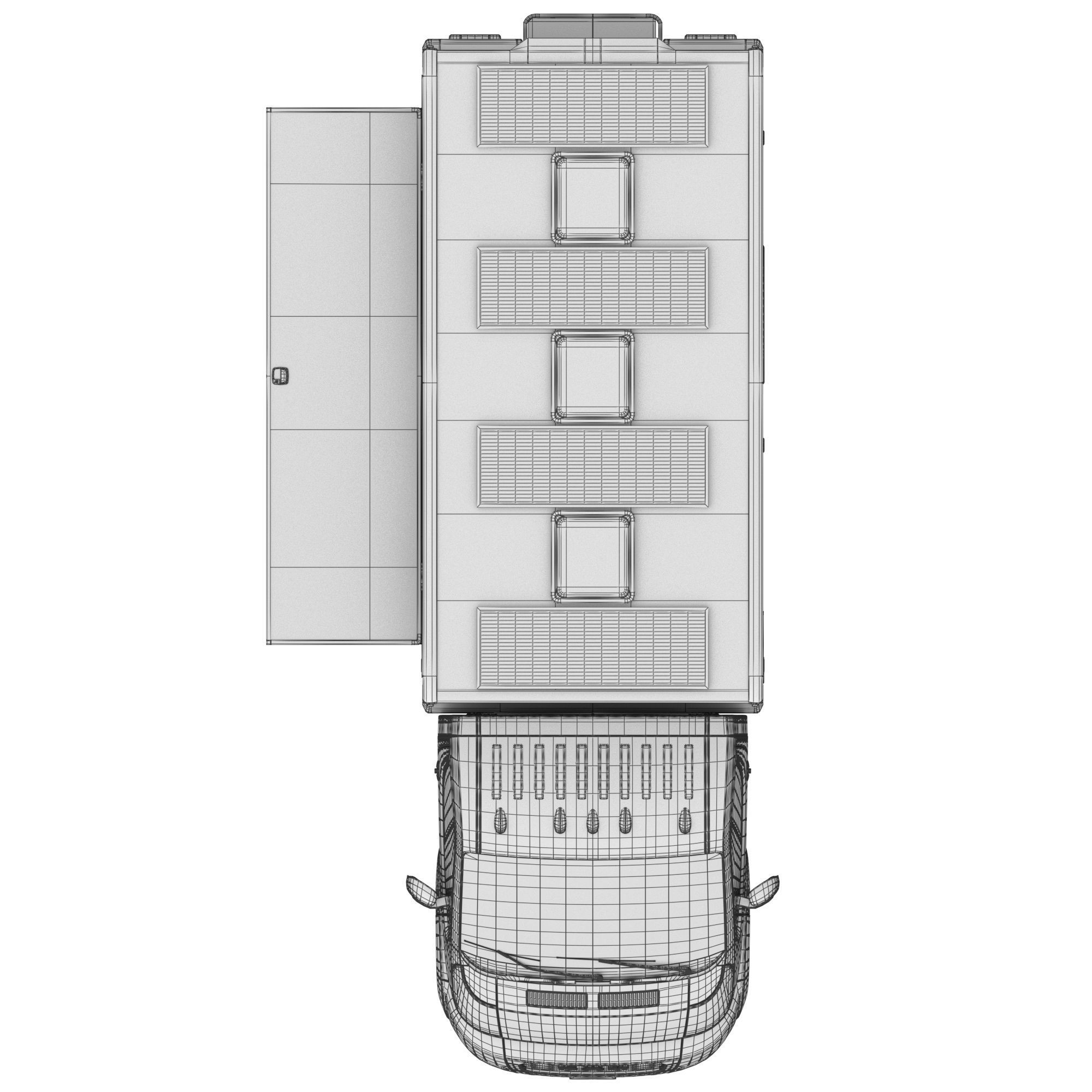 RAM PROMASTER Food Truck - Game-Ready 3D Model - View 23
