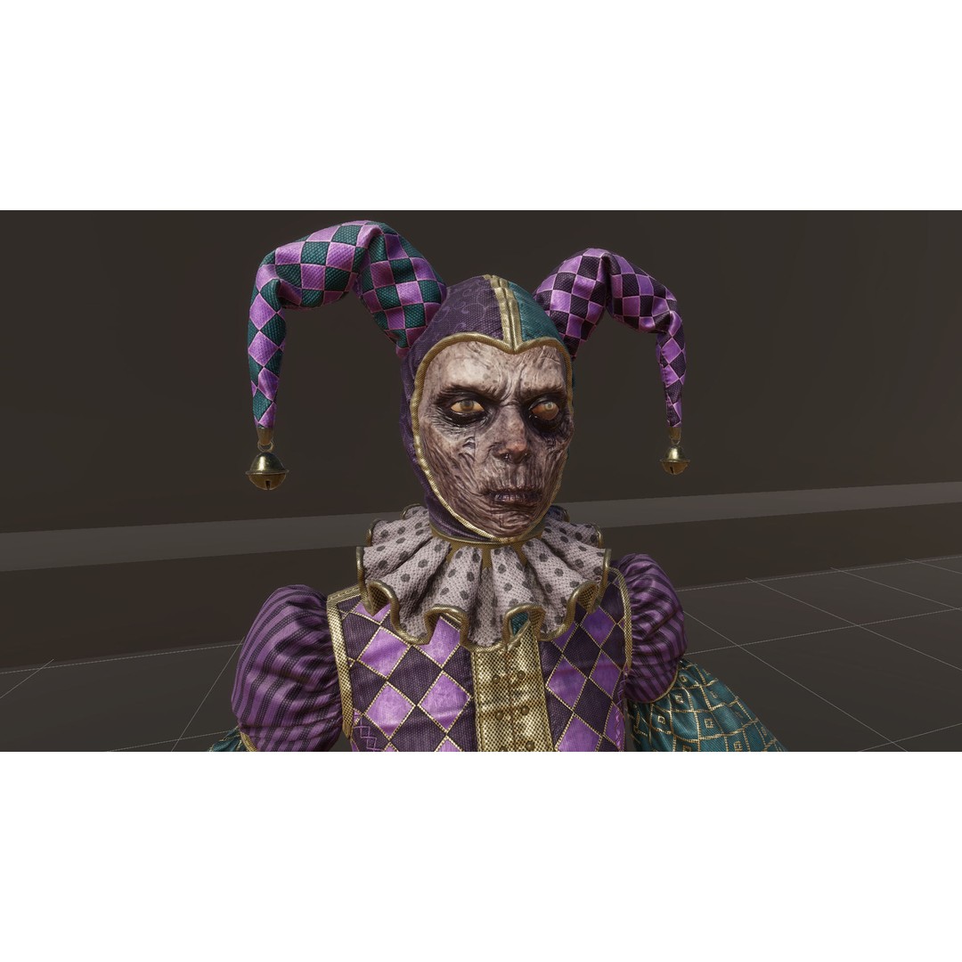 Miss Hollow 3D Model – Low Poly Character with Blend Shapes, FBX