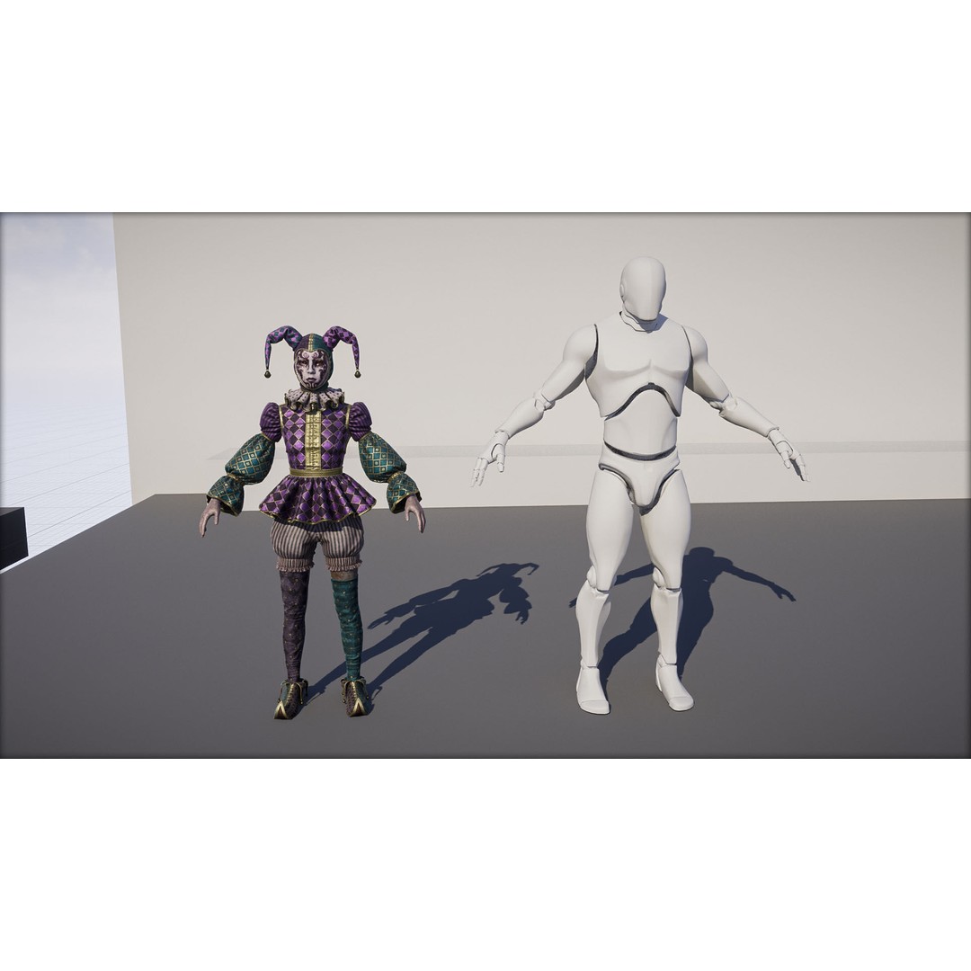 Miss Hollow 3D Model – Low Poly Character with Blend Shapes, FBX - View 7