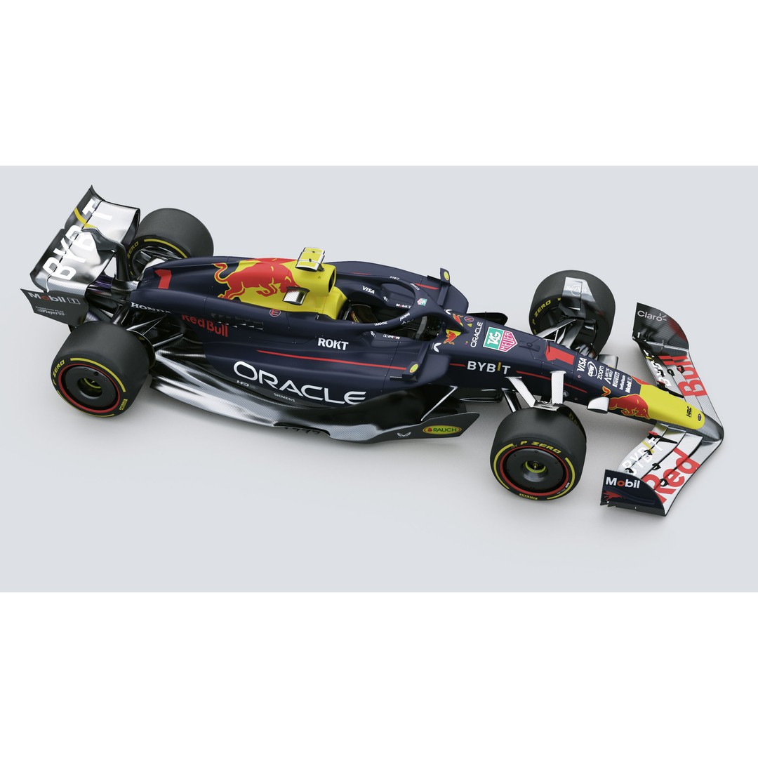 RedBull RB20 3D Model – High Poly Racing Car with PBR Textures - View 12