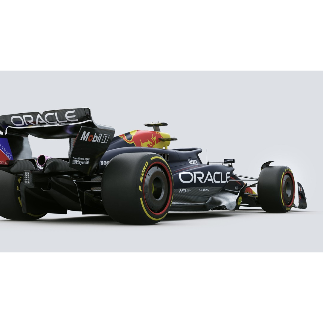 RedBull RB20 3D Model – High Poly Racing Car with PBR Textures - View 15