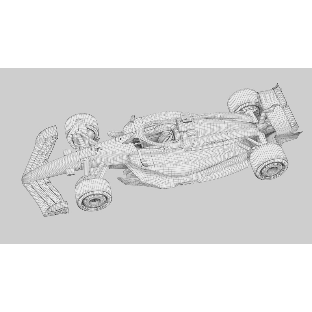 RedBull RB20 3D Model – High Poly Racing Car with PBR Textures - View 18